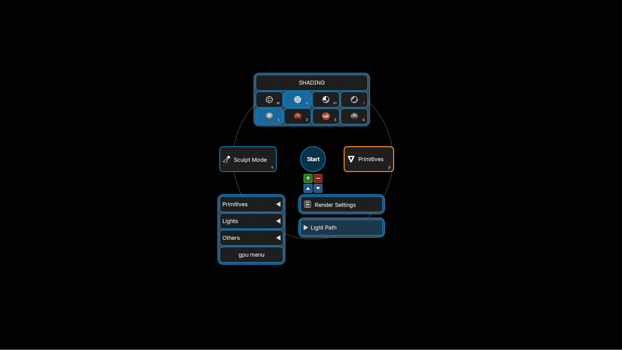 Arrange buttons your way