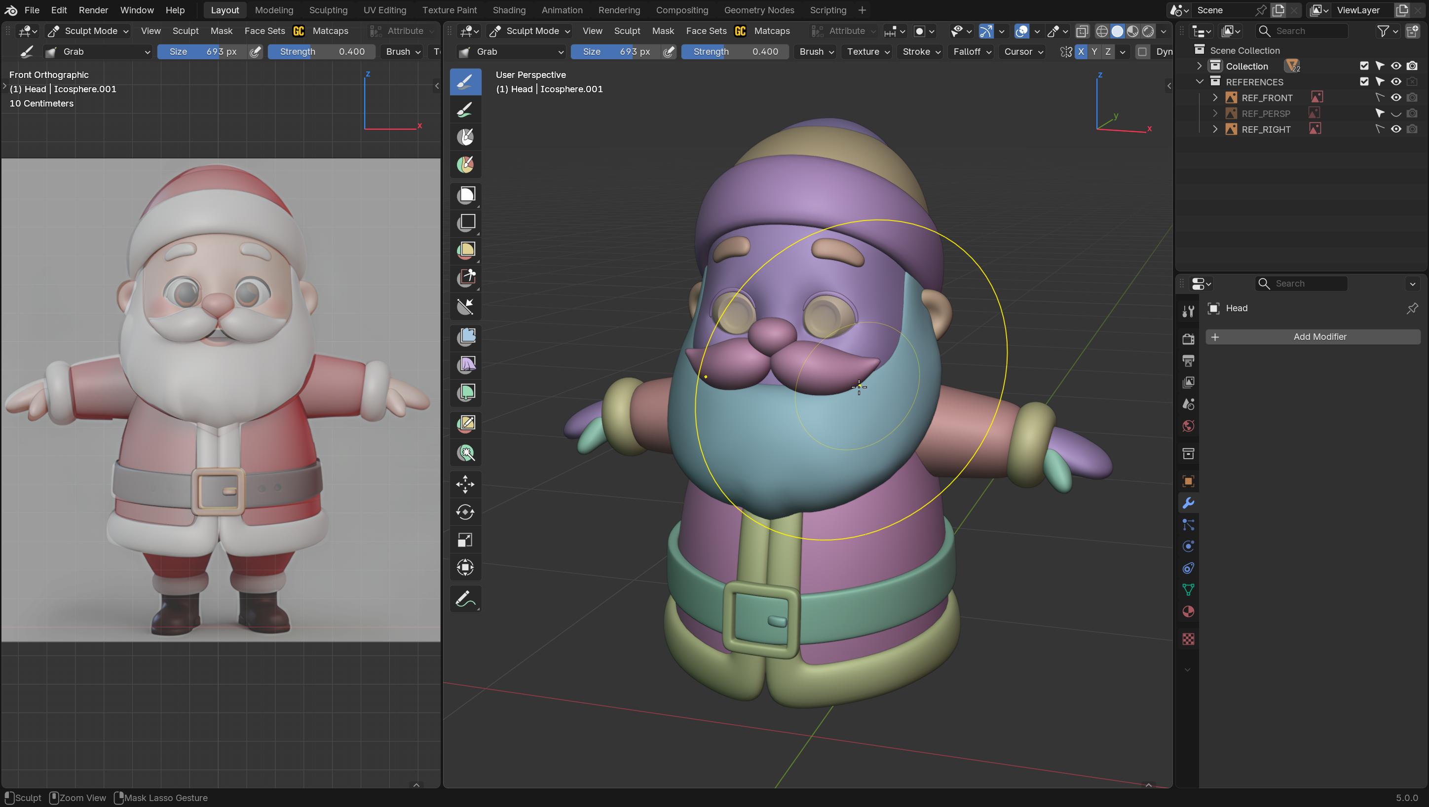 Sculpting Process