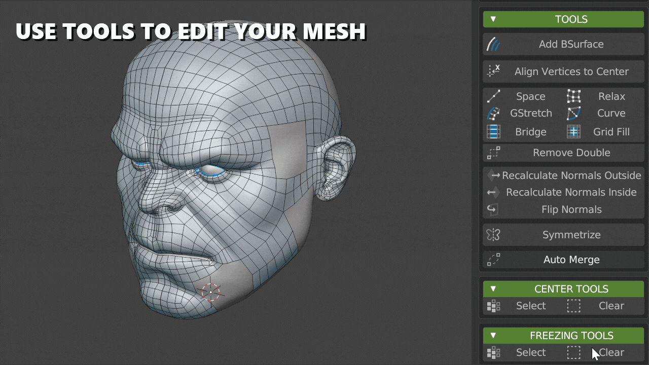 Relax and Edit Tools