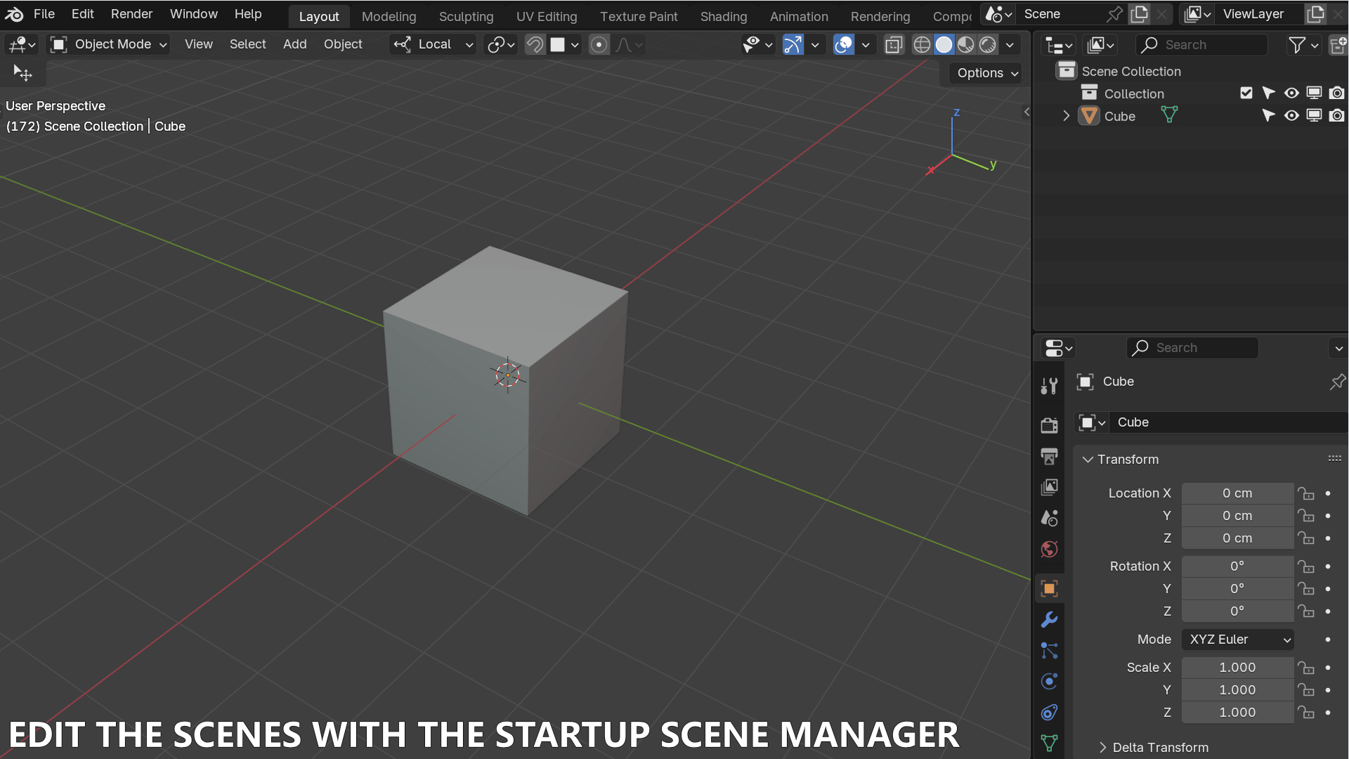 Scene Manager Interface