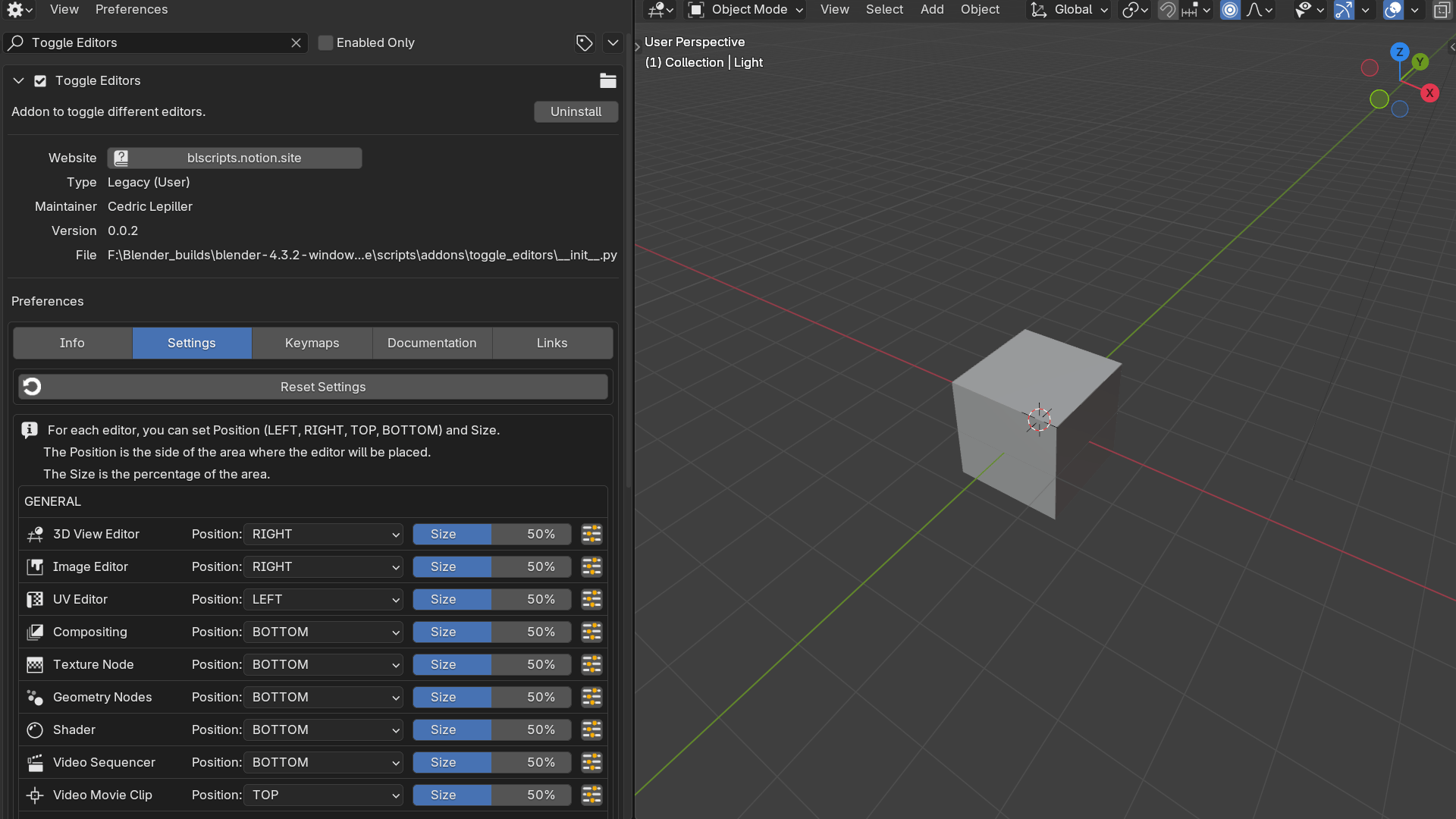 Custom Layouts