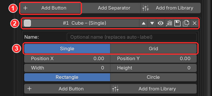 Add Button creates a slot