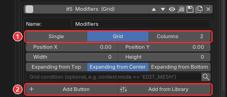 A Grid slot