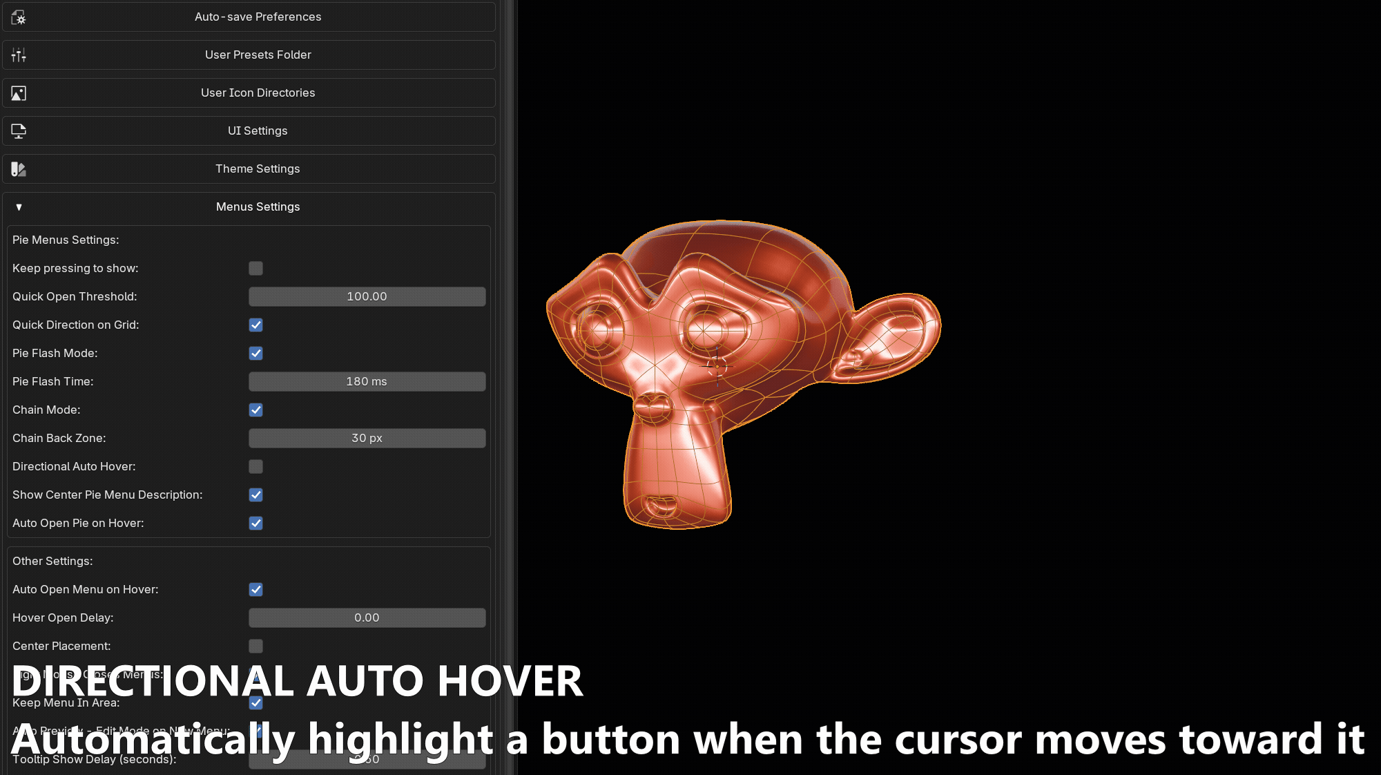 Directional Auto Hover