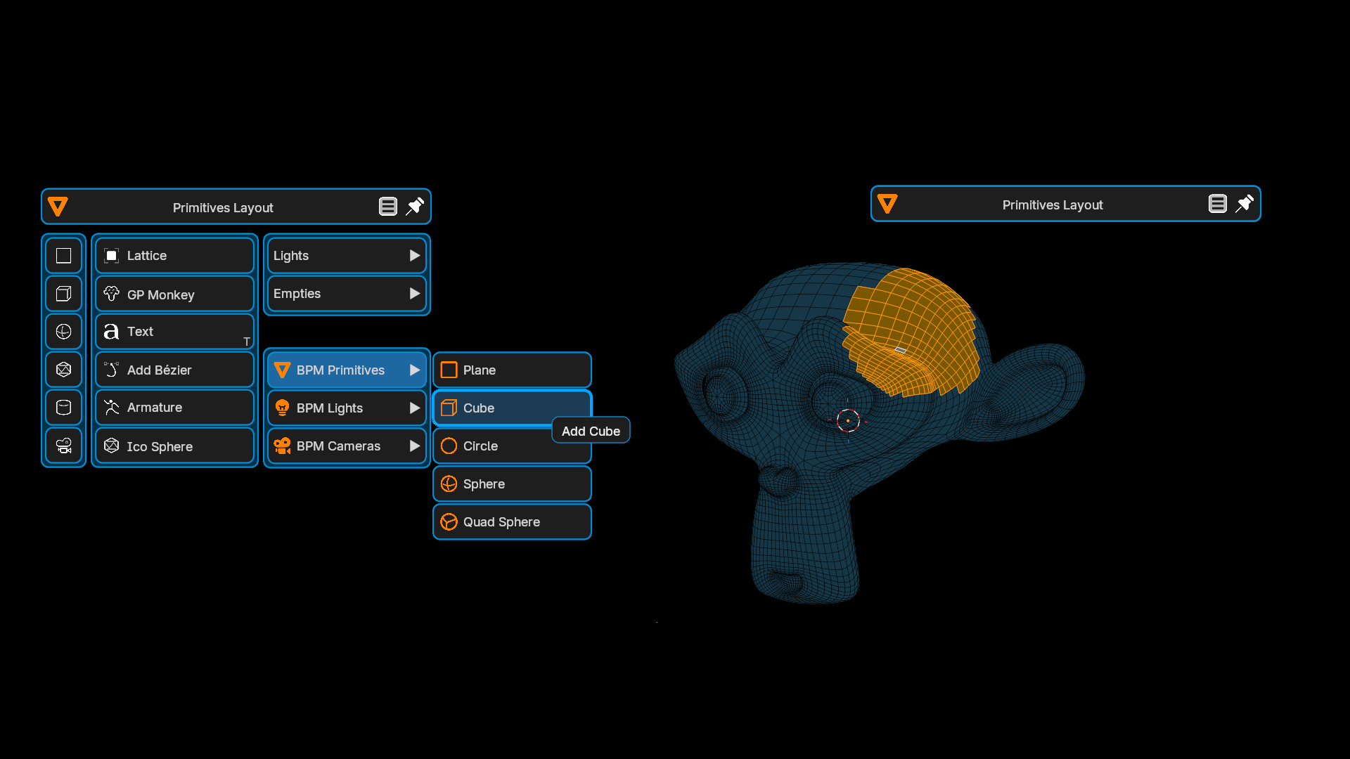 Layout Menu