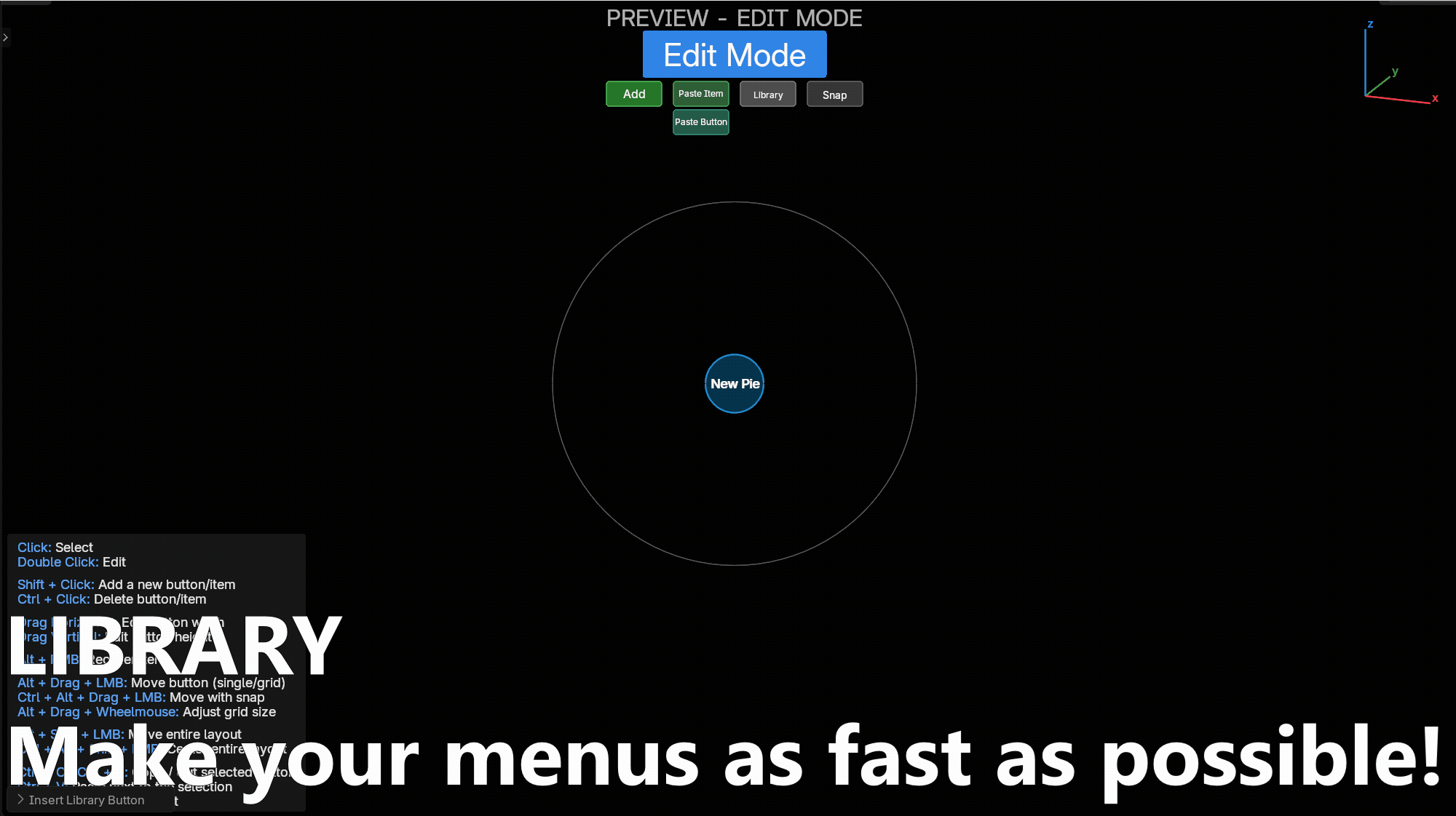 Menu Library